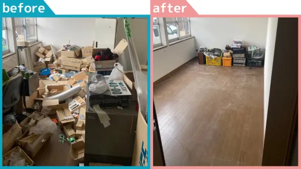 一軒家丸ごとお片付けの作業事例写真